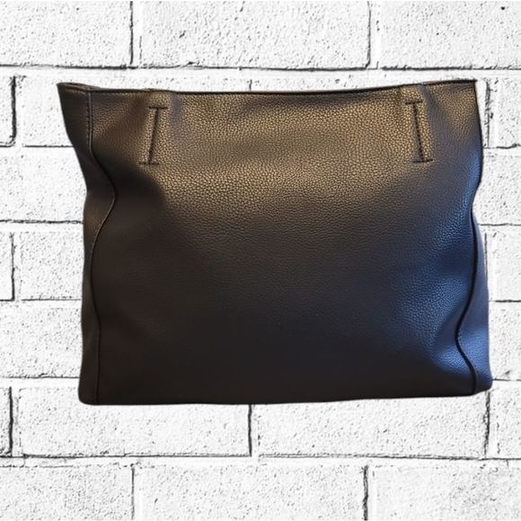 NEW Black London Fog Quendi Satchel w/ Leopard Print Twilly - Picture 2 of 11